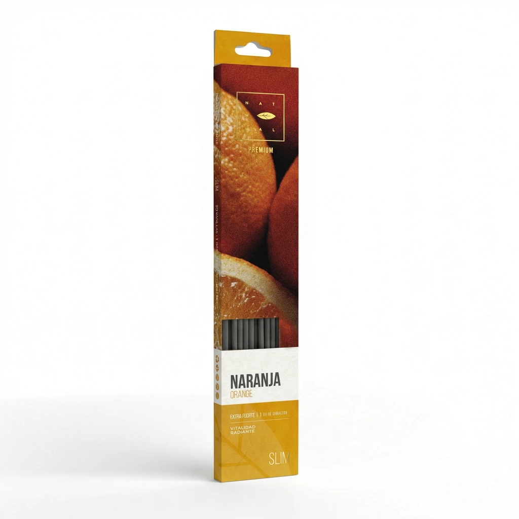 SAHUMERIO NATURAL PREMIUM SLIM NARANJA