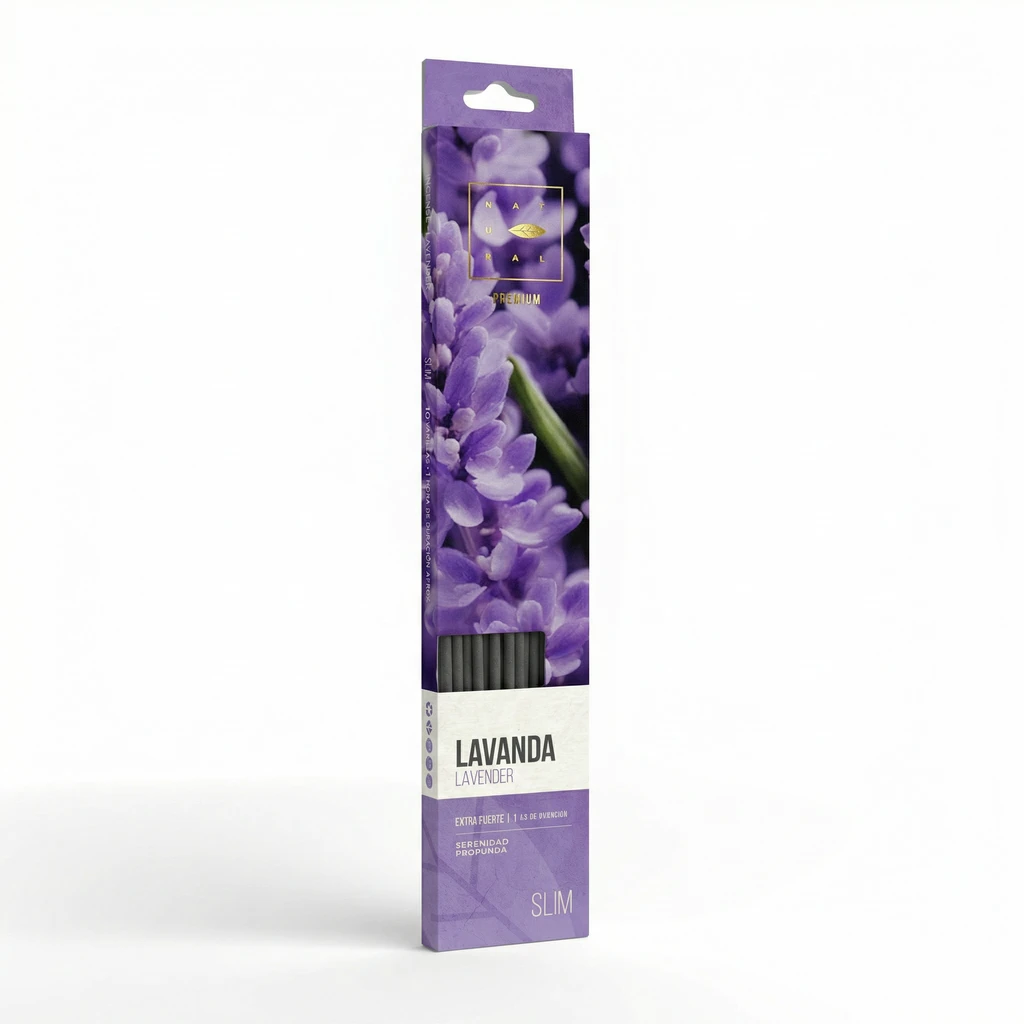 SAHUMERIO NATURAL PREMIUM SLIM LAVANDA