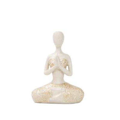 FIGURA YOGA RESINA 12CM
