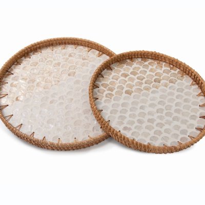 BANDEJA DECORATIVA SET 2 30/35