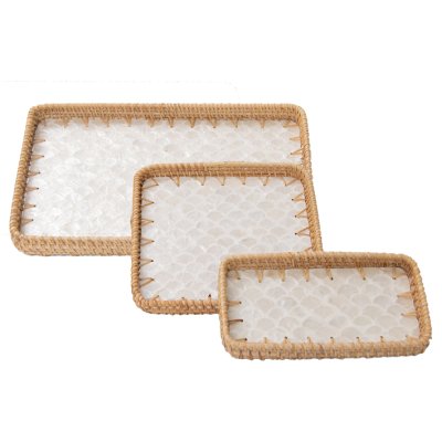 BANDEJA DECORATIVA SET3 37/21/21