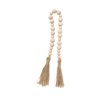 TIRA ESFERA DE MADERA DECO 65CM