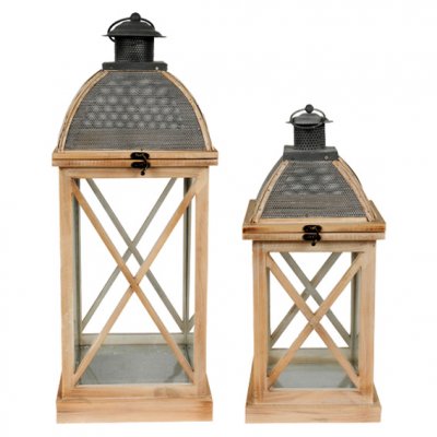 SET X2 FAROL PORTAVELAS 61/40CM JM241281